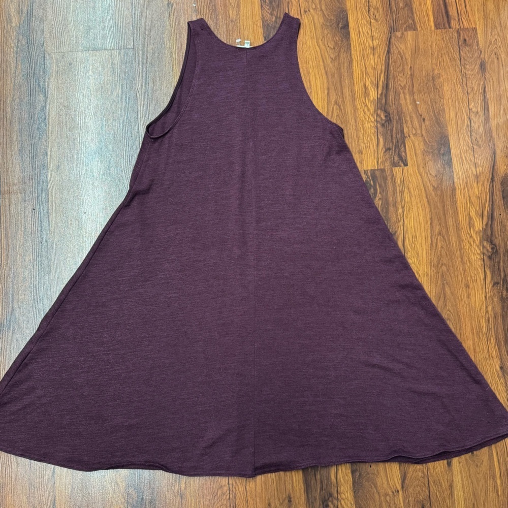 Wilfred Free Rosa Tank Dress Deep Plum Large - Picture 2 of 6